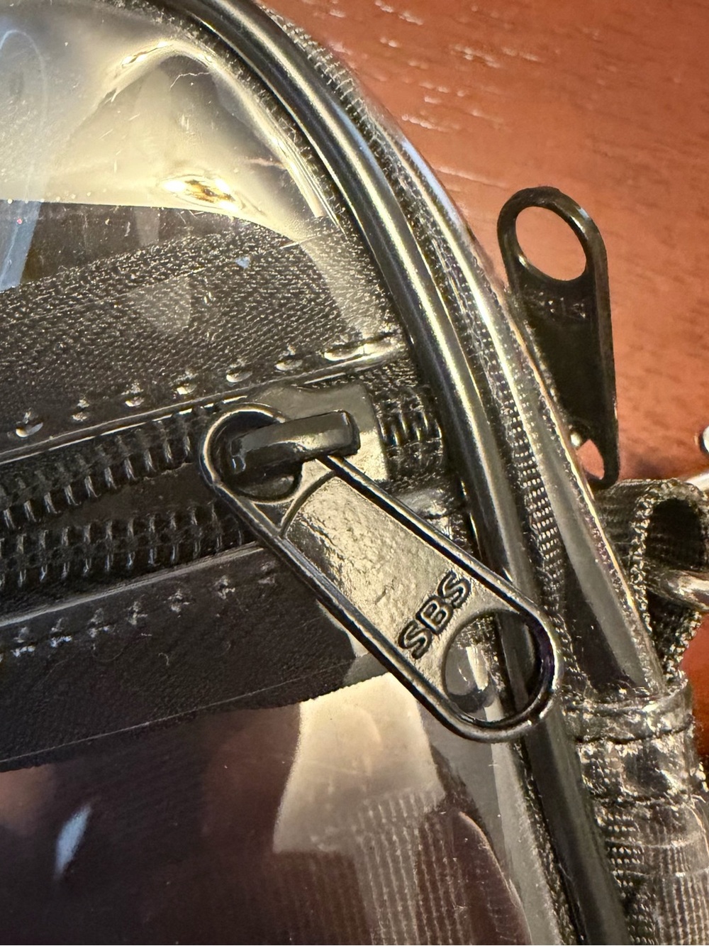 Clear PVC Crossbody Bag with Black Trim by Béis - Picture 6 of 9